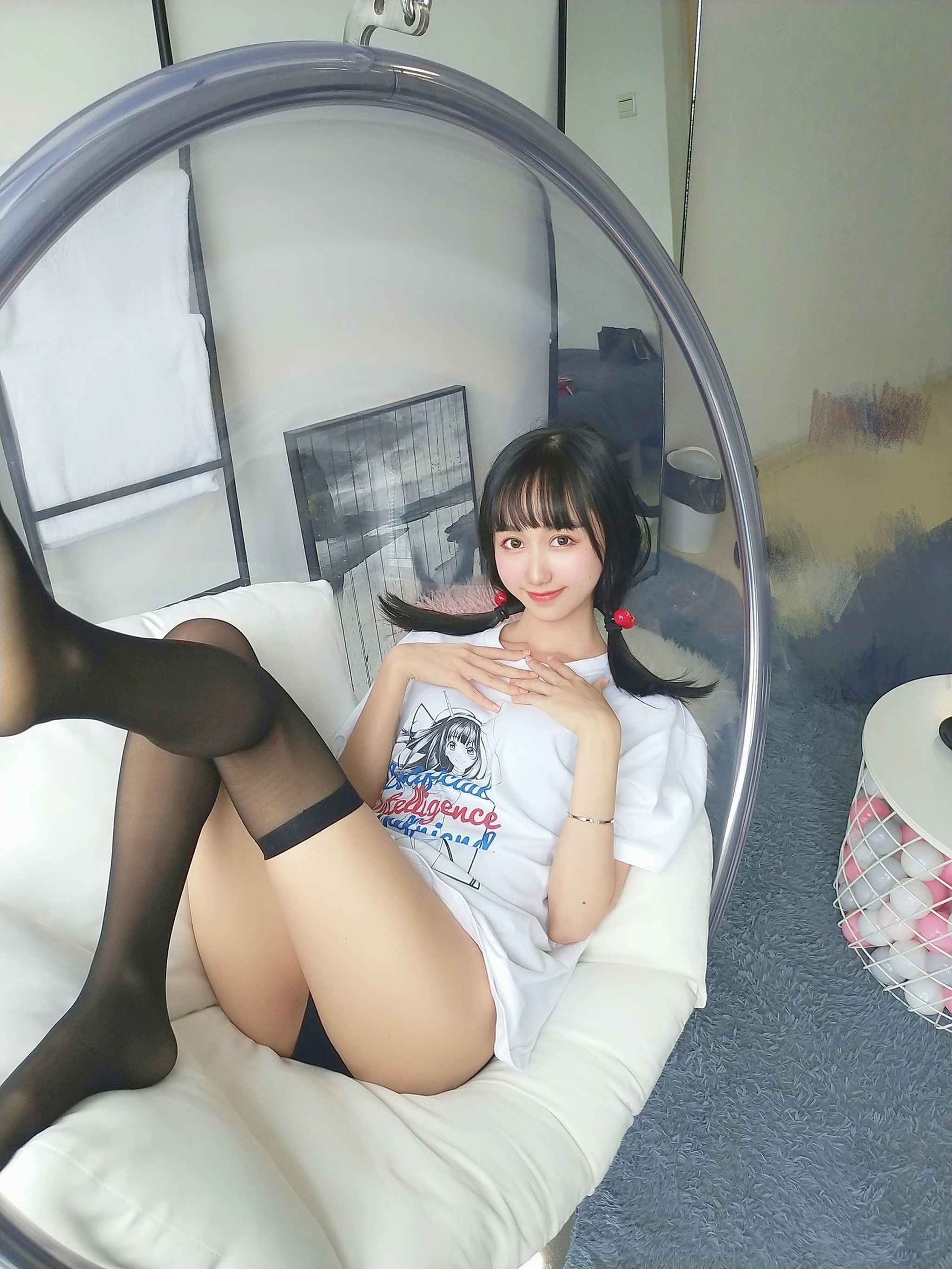 图片[1]-木棉棉 – NO.050 木绵绵OwO 智能型彼女-T恤[22P]-XikXak